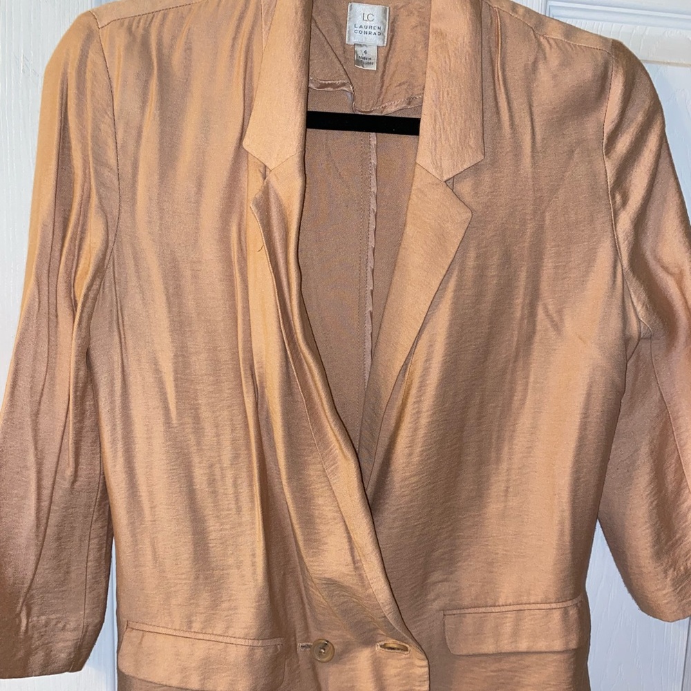 LC Lauren Conrad pink blazer